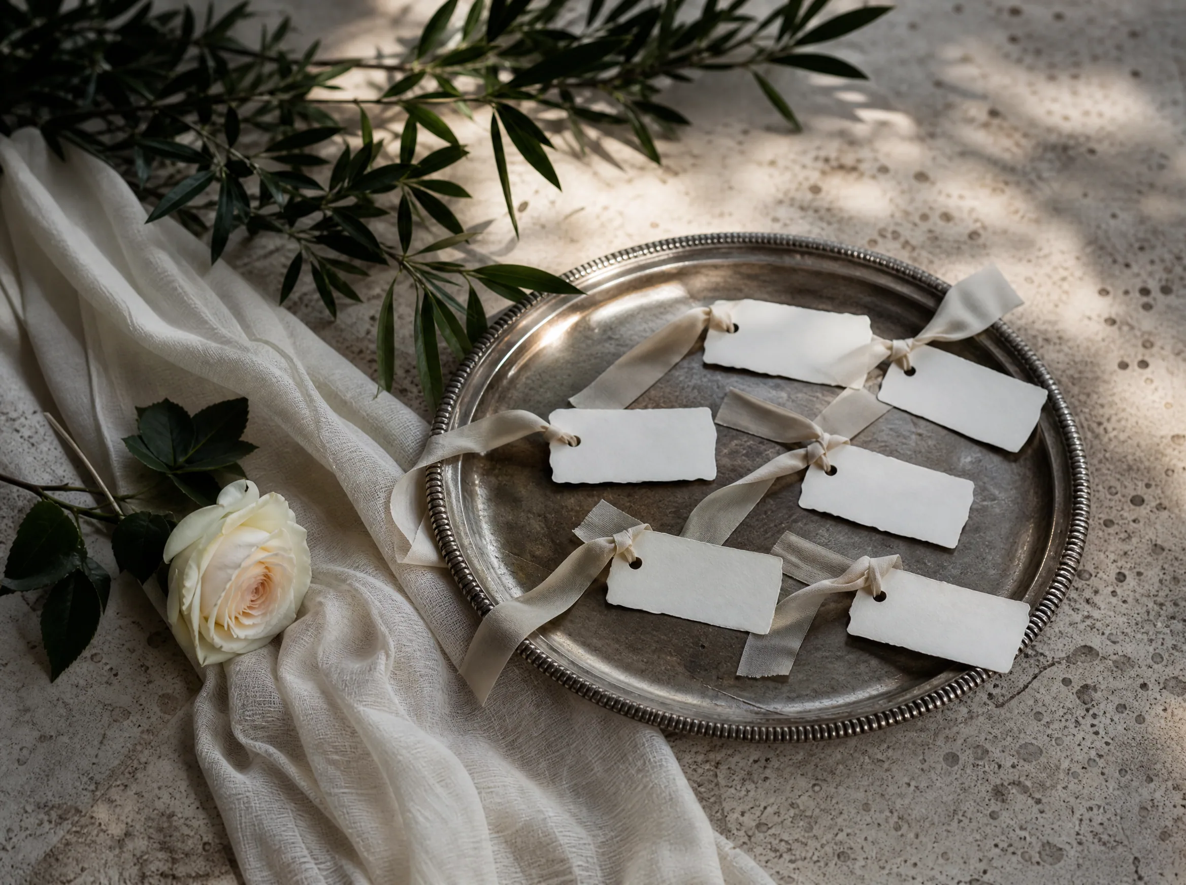 Luxury wedding detail: What to print on each tag (and what to leave off)