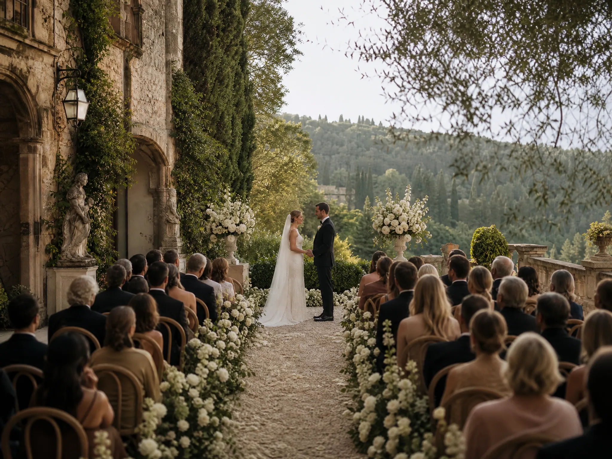 Wedding ceremony in Spain: Use departure windows instead of a single impossible time