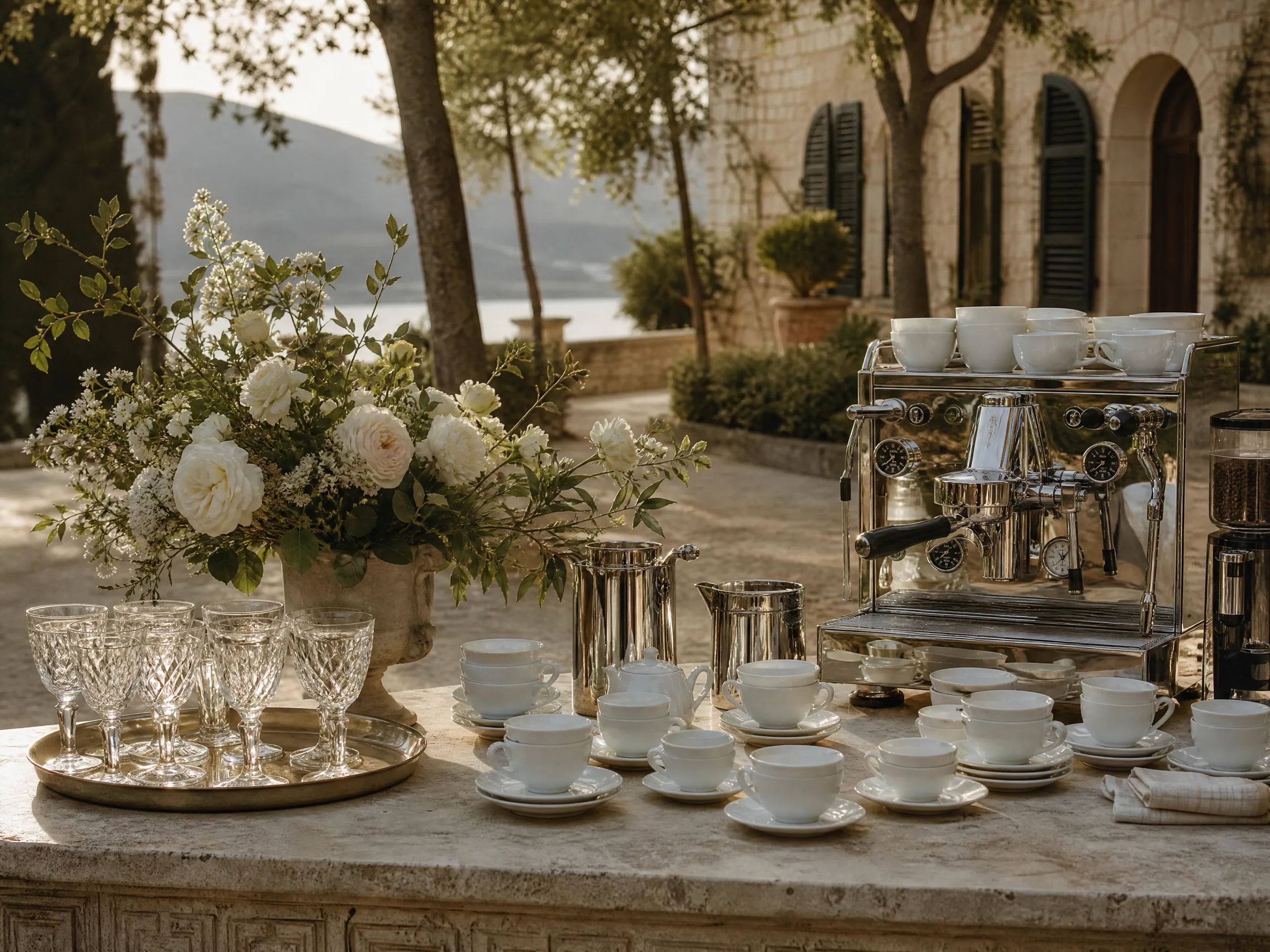 Luxury wedding detail: Map every caffeine gap across the weekend timeline