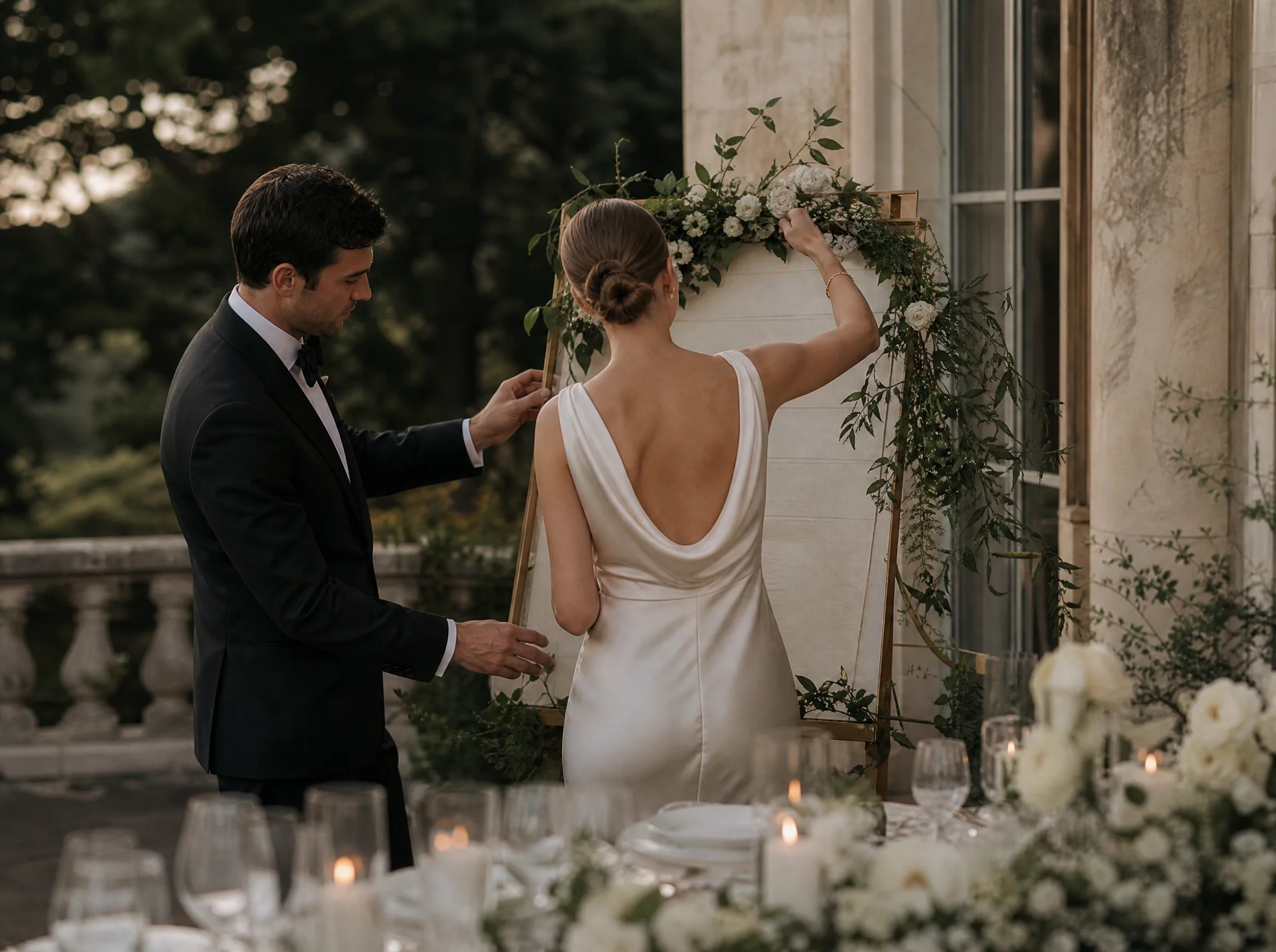 Wedding reception detail: Put shuttle, dress code, and dinner timing above the fold