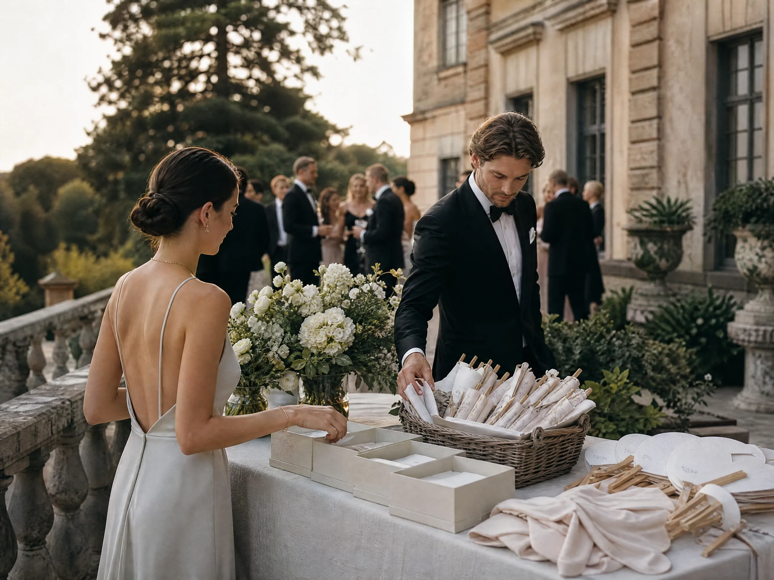 Wedding reception detail: Ceremony kits must be truly silent