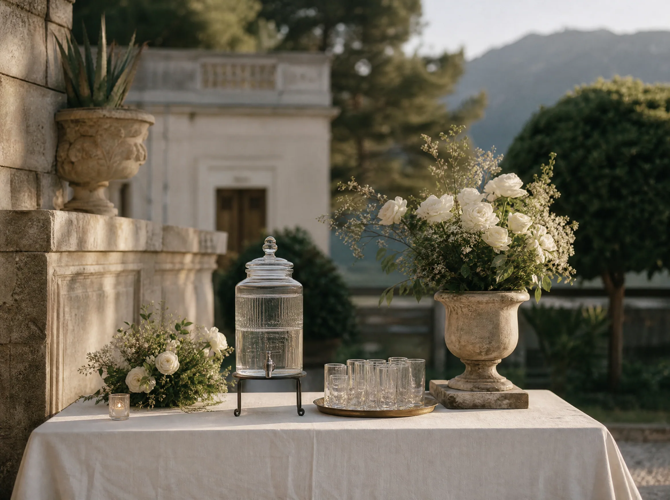 Guest Water Refill Stations and Single-Use Plastic Reduction for Destination Weddings in Spain
