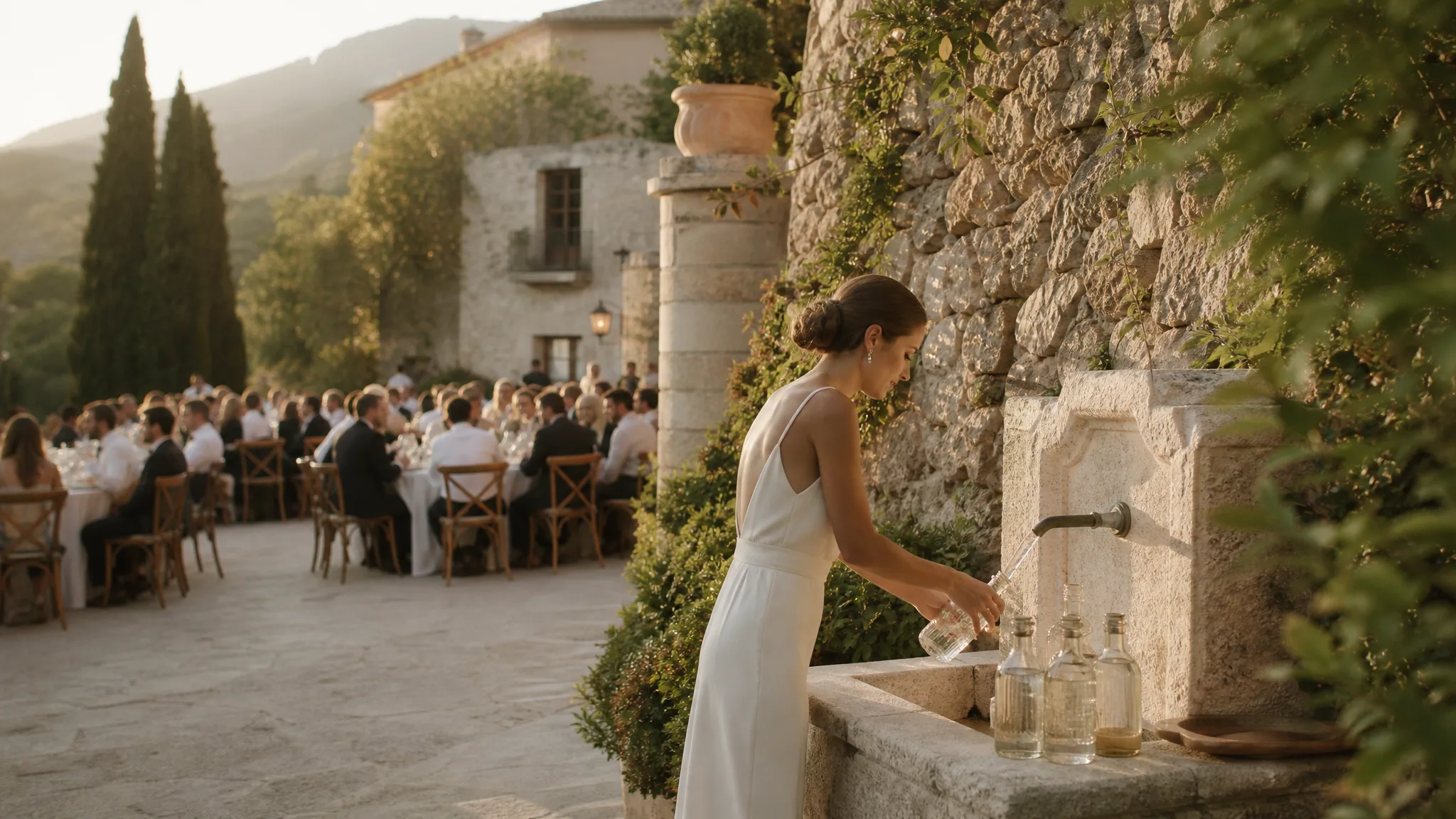 Guest Water Refill Stations and Single-Use Plastic Reduction for Destination Weddings in Spain