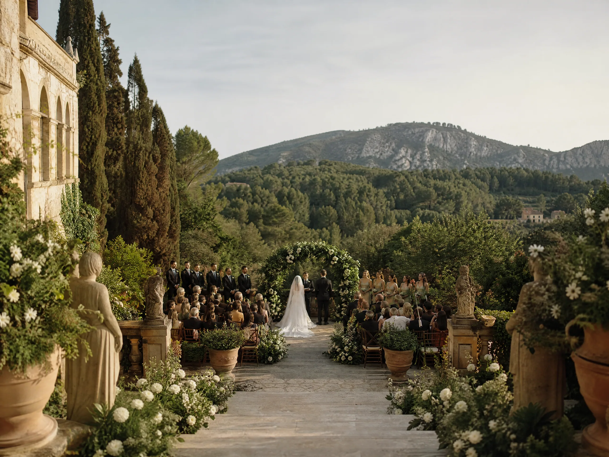 Wedding ceremony in Spain: Set start, soft return, and hard return times