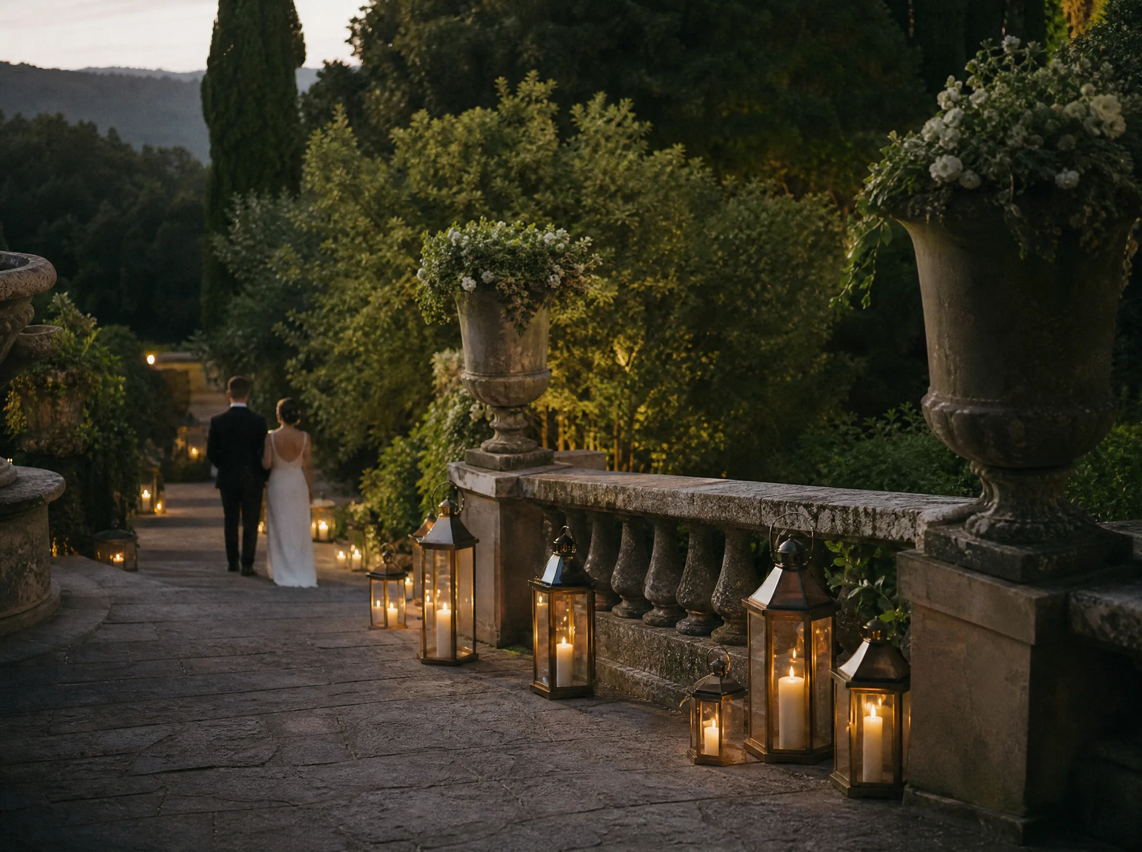 Guest Outdoor Pathway Lighting and Night-Exit Safety for Destination Weddings in Spain