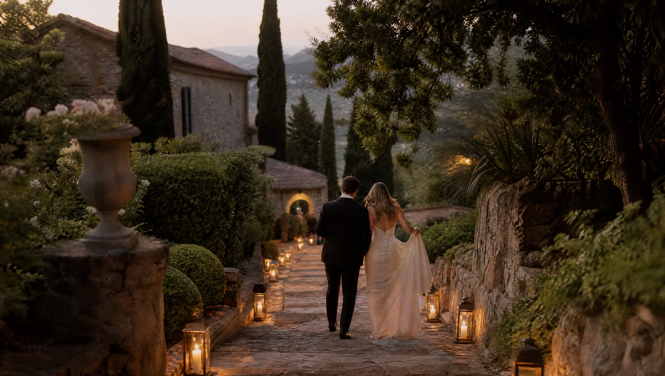 Guest Outdoor Pathway Lighting and Night-Exit Safety for Destination Weddings in Spain