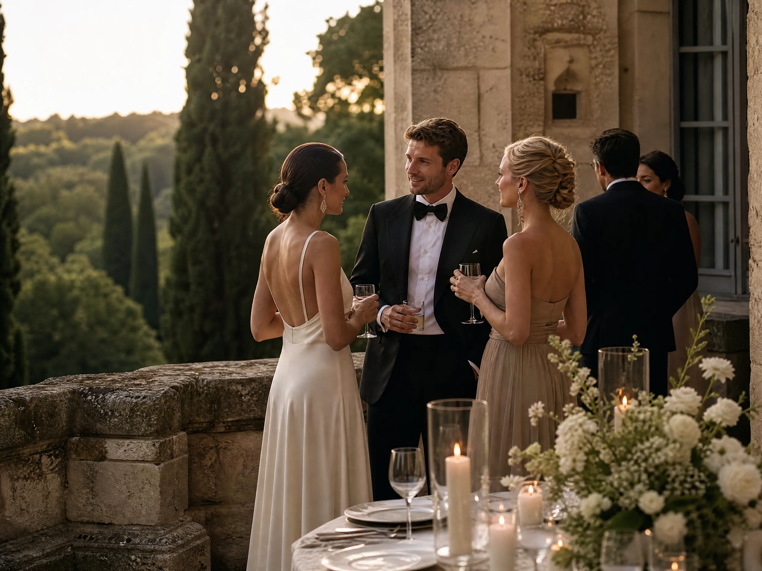 Wedding reception detail: Separate Room Rate Billing From Guest Incidentals