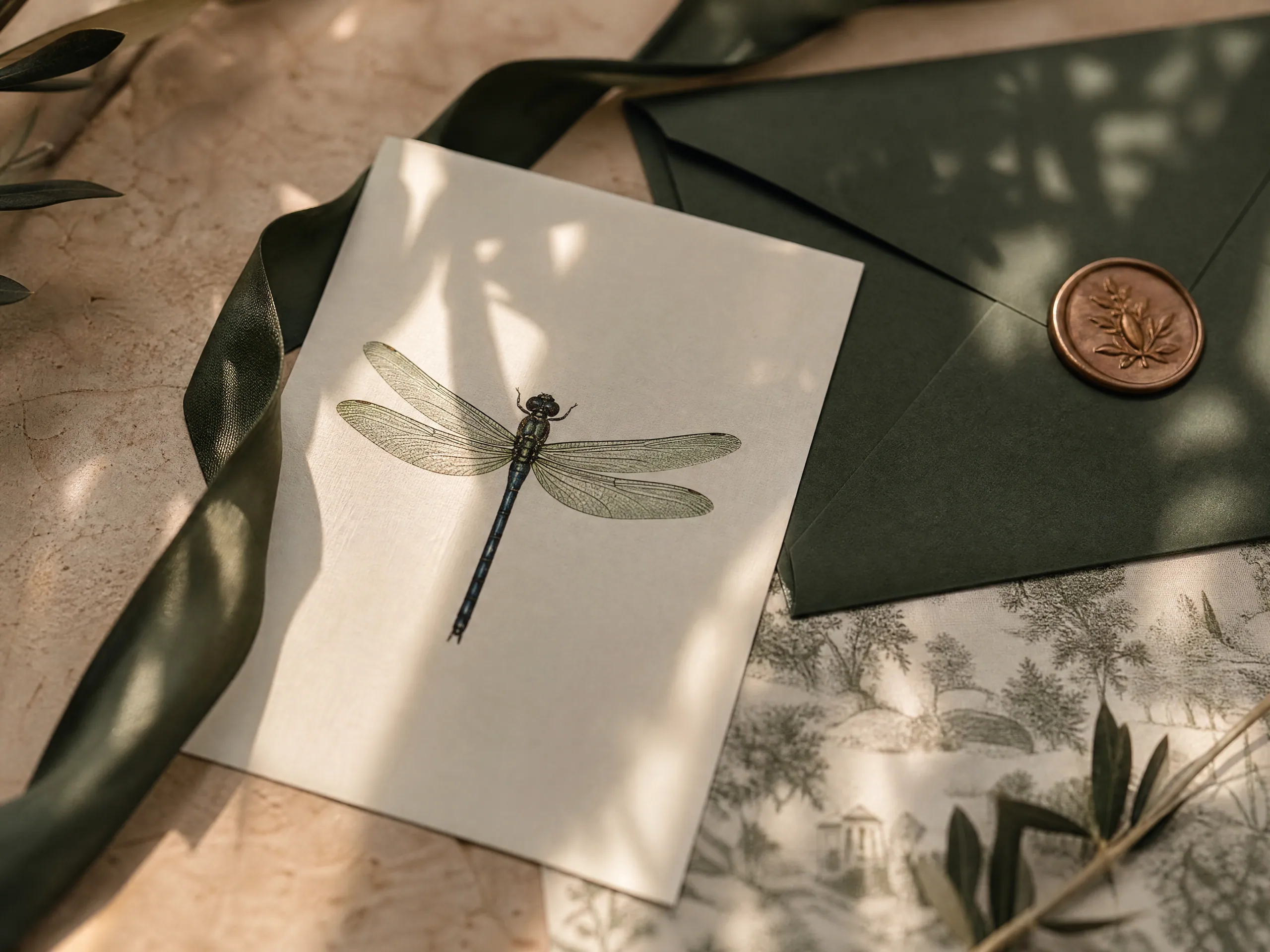 Luxury wedding detail: Put Insect Notes in Travel and Welcome Materials