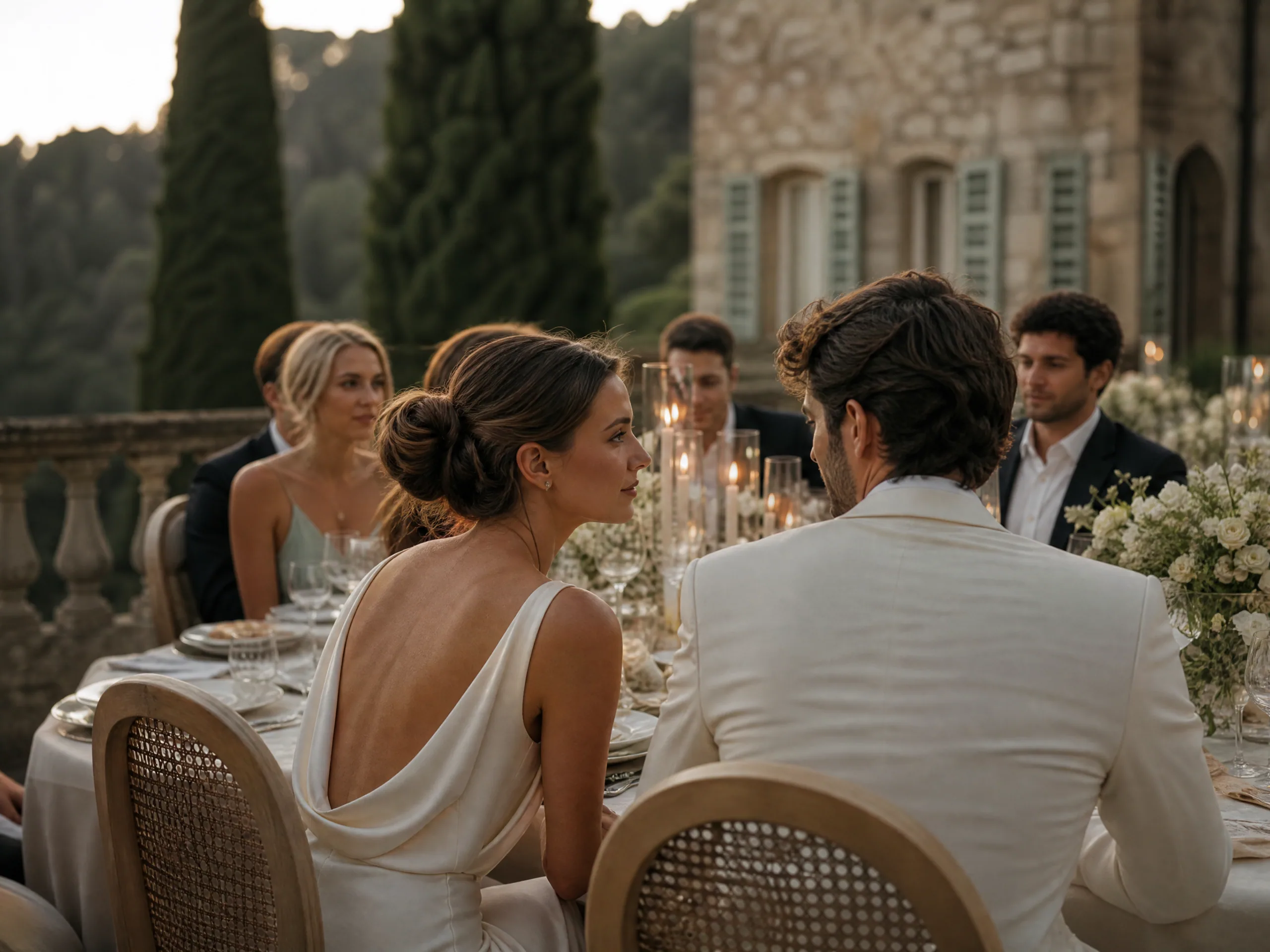 Wedding reception detail: Build Arrival Buffers Around Known Conflict Windows