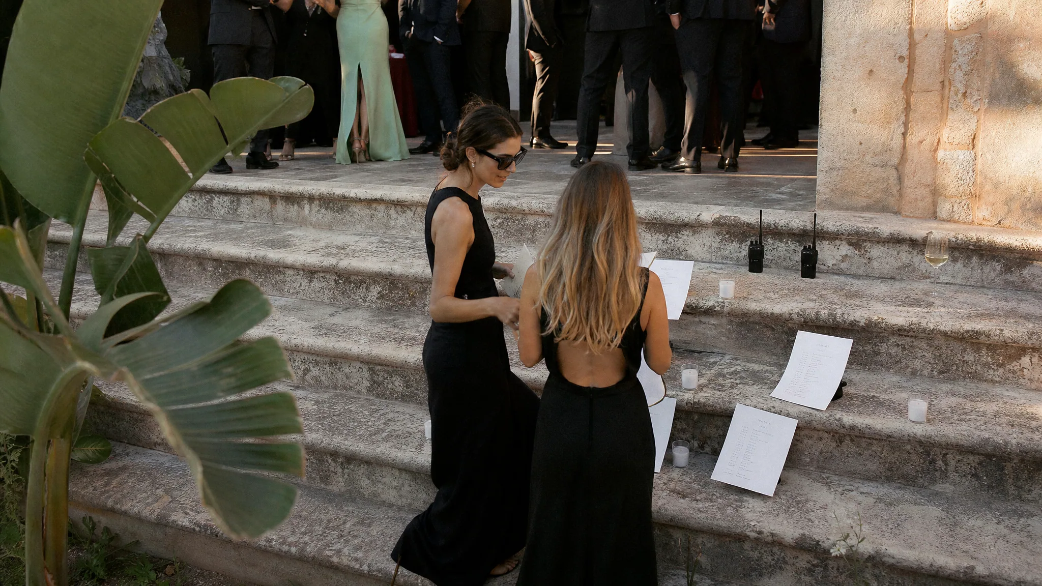 Guest Spanish Photocall and Backdrop Line Management for Destination Weddings in Spain