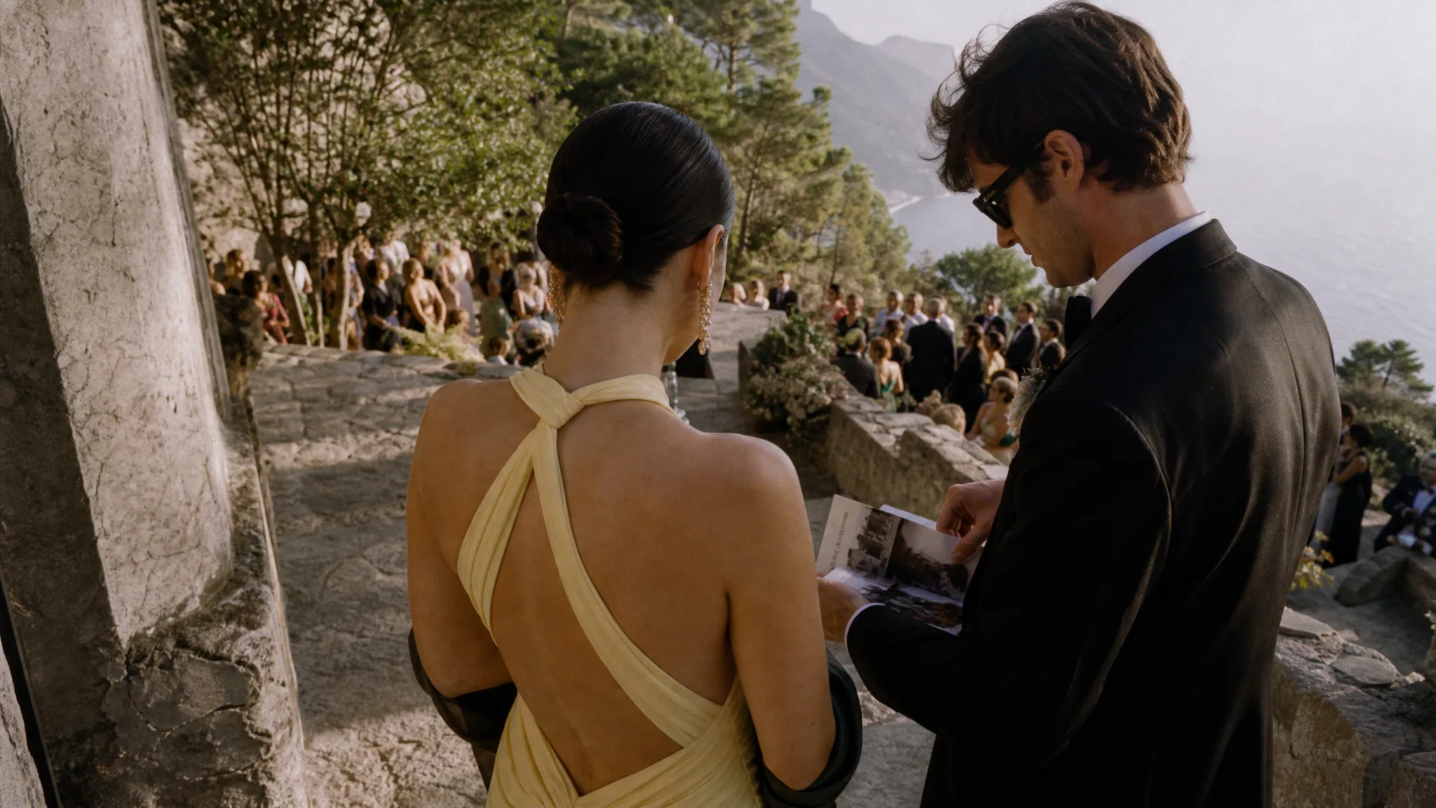 Guest Ceremony Ushers, Reserved Rows, and Processional Seating for Destination Weddings in Spain