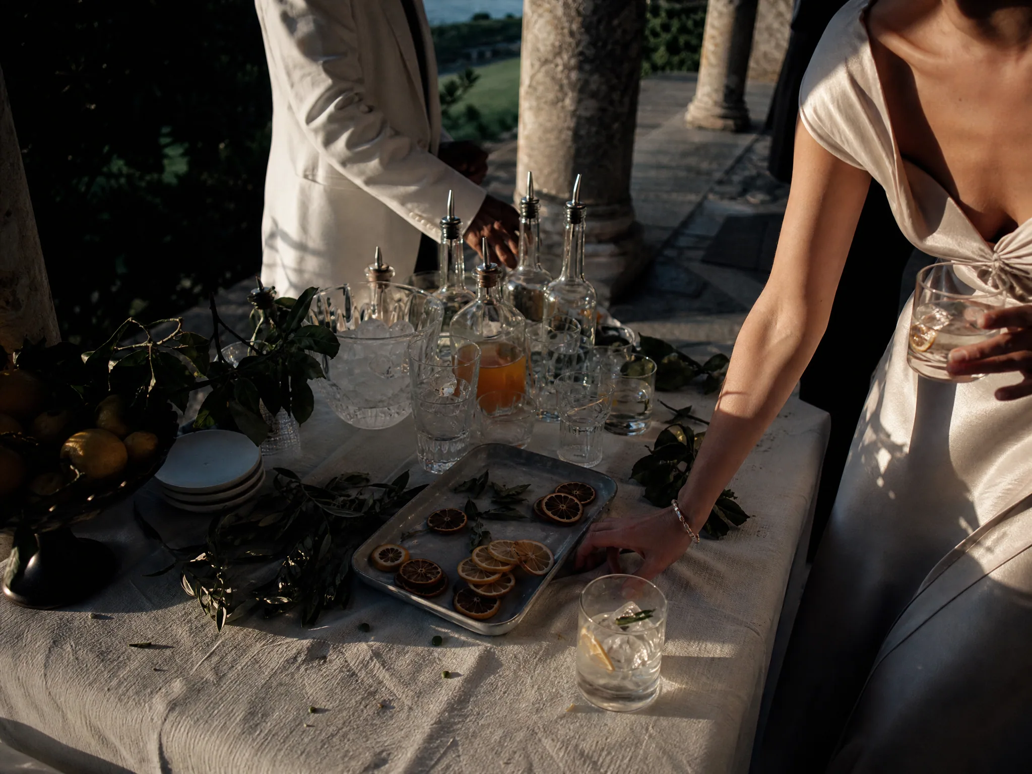 Wedding reception detail: Design the station like a vendor, not a hotel minibar