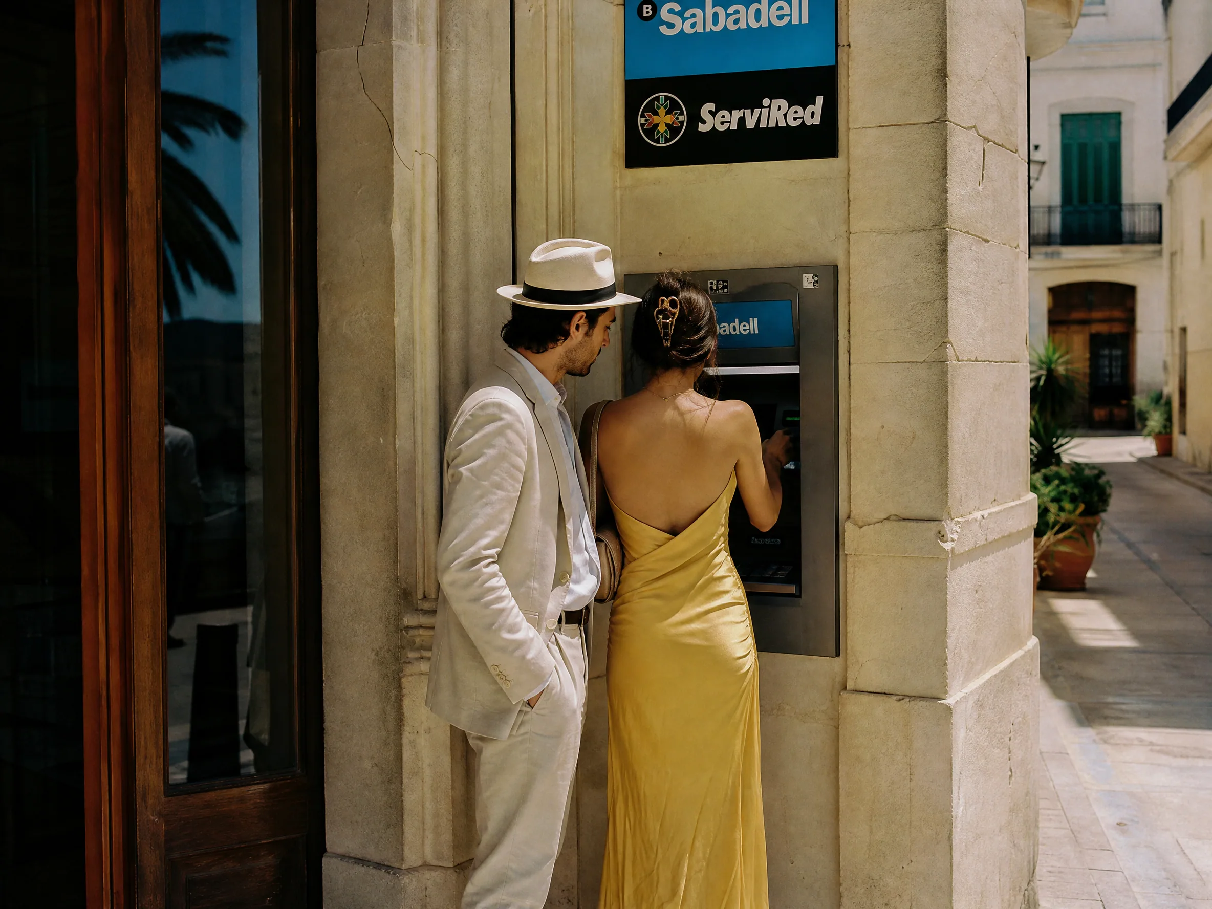 Destination wedding in Spain: Map the nearest reliable cajeros to hotels and the venue