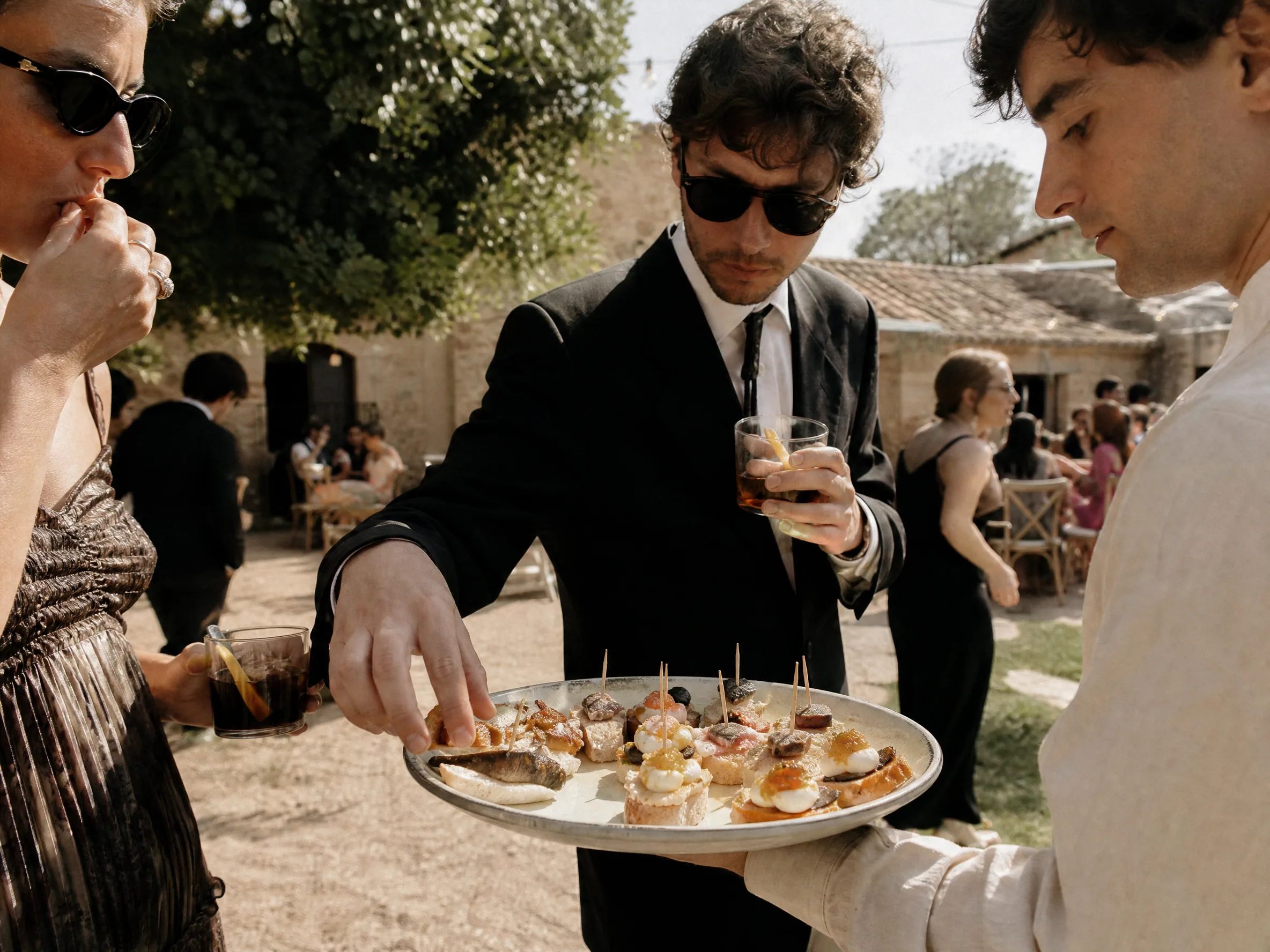 Wedding ceremony in Spain: Bars, tapas counters, café, and vermouth hour