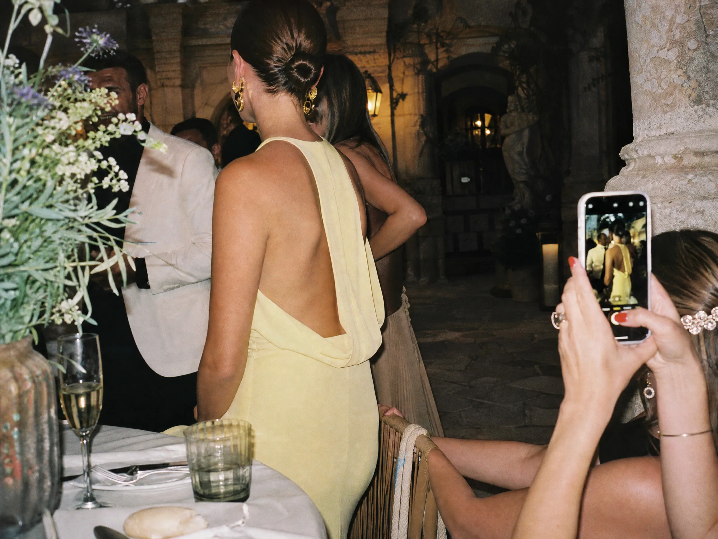 Wedding reception detail: Setting Boundaries with Guest Photography