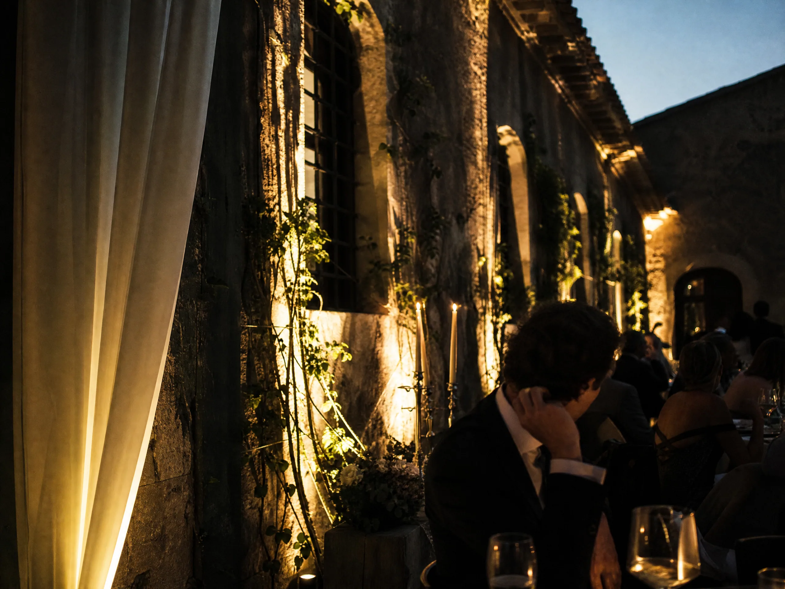 Luxury wedding detail: Lighting Considerations for Estate Weddings