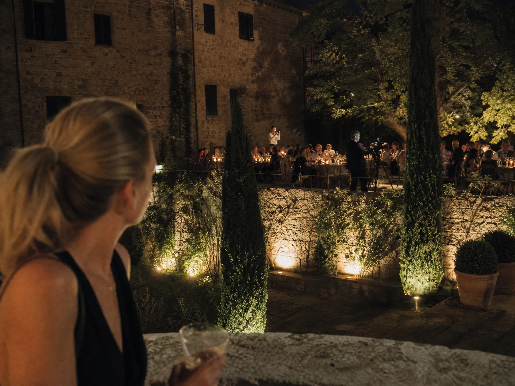 Wedding reception detail: When to Opt for Both: Second Shooter and Drone