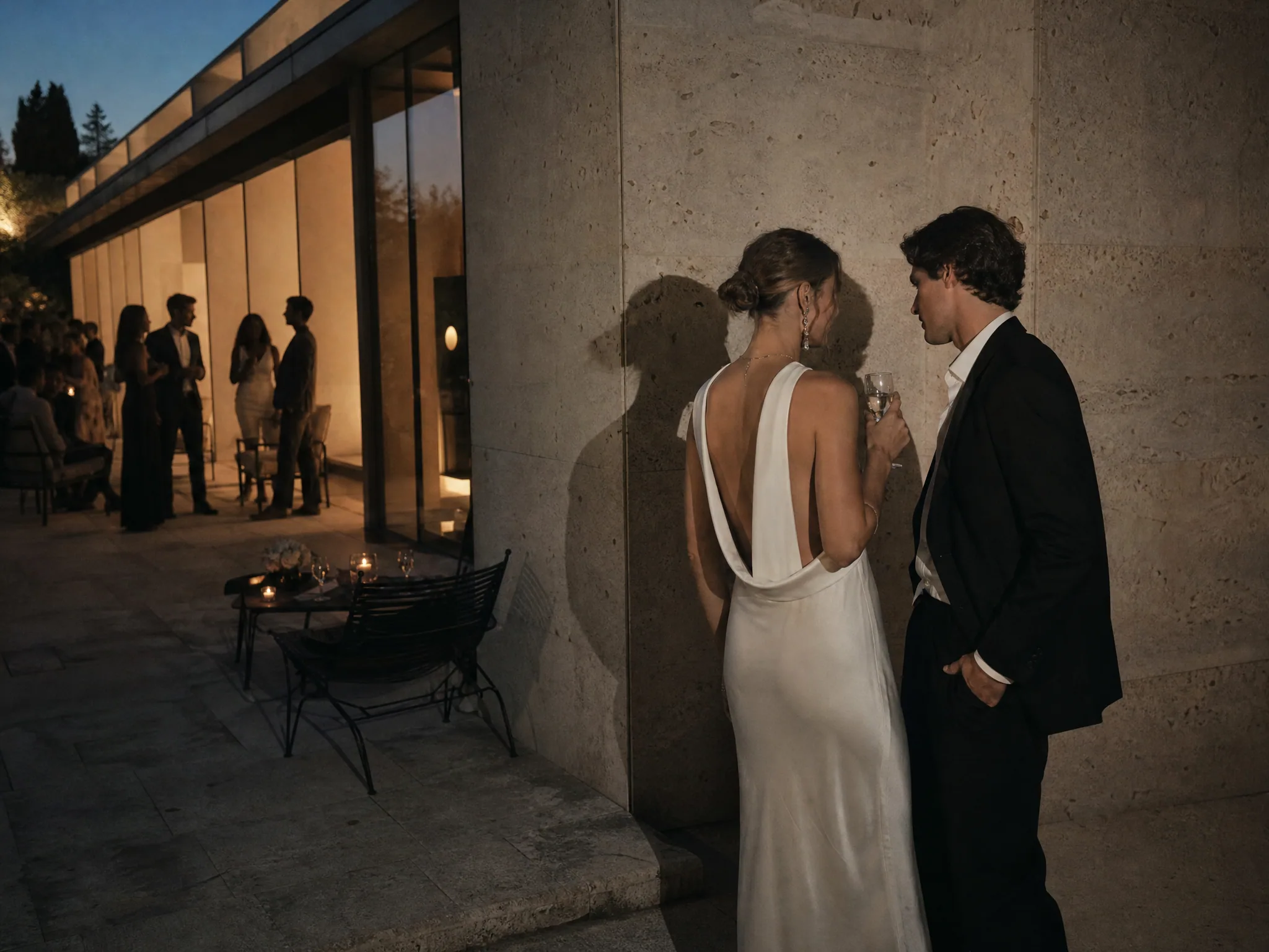Wedding reception detail: Modern Architectural Gems for a Sleek Aesthetic
