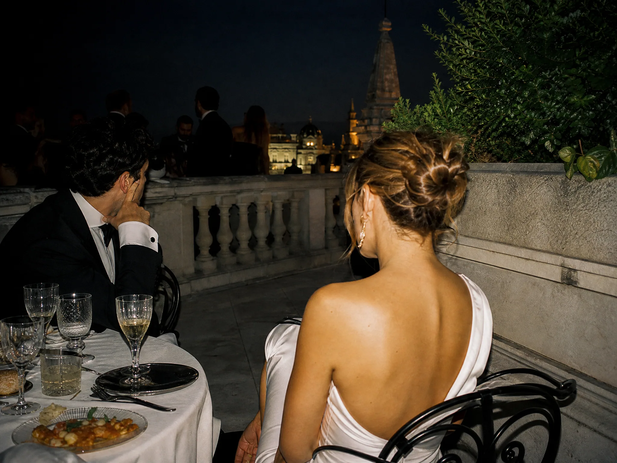 Wedding reception detail: Iconic Filming Locations