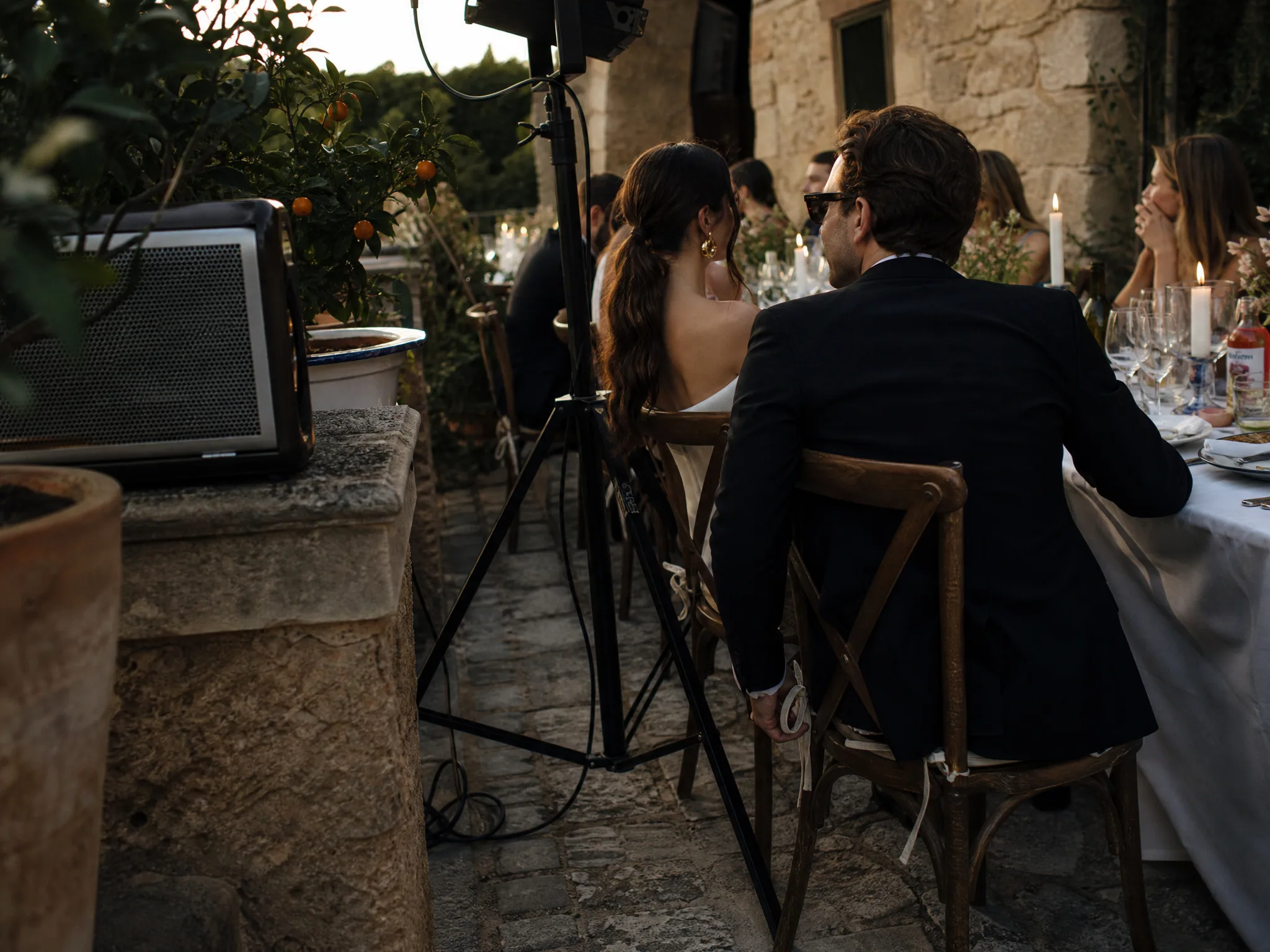 Wedding reception detail: Sound Considerations for Outdoor Ceremonies