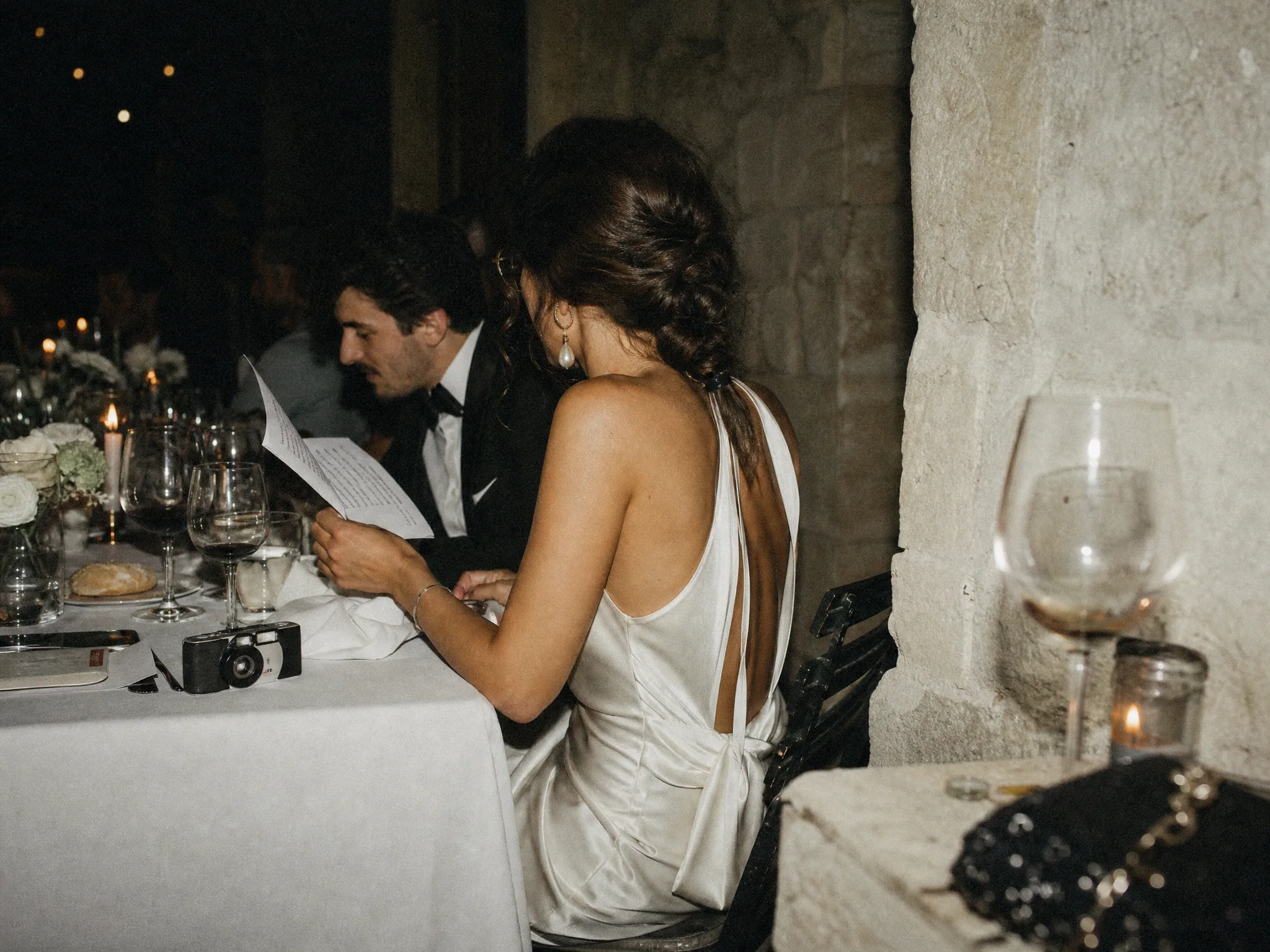 Wedding reception detail: Deciding on Film Length for Your Elopement Video
