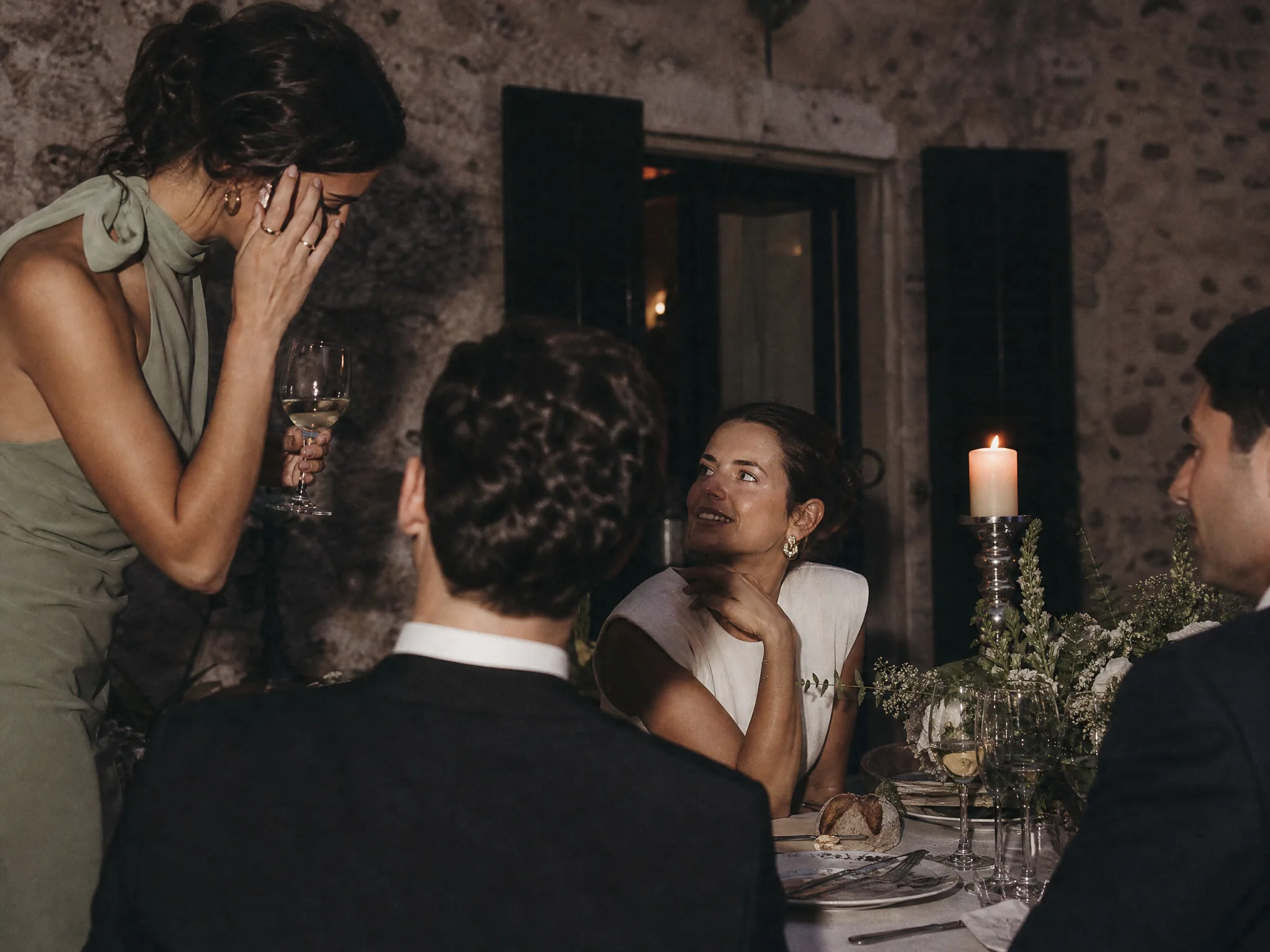 Wedding reception detail: Charming Fincas for a Rustic Countryside Wedding