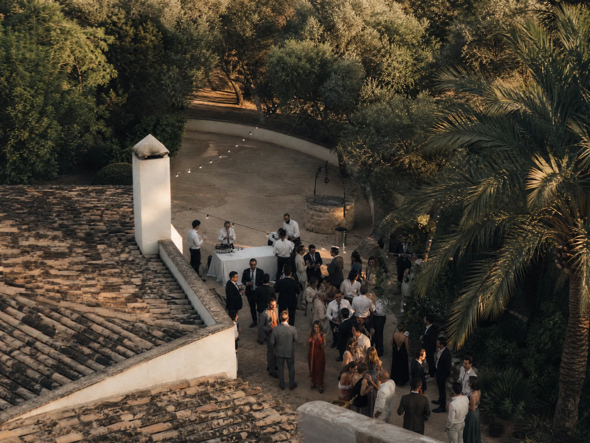 Wedding ceremony in Spain: Choosing the Right Time for Aerial Shots